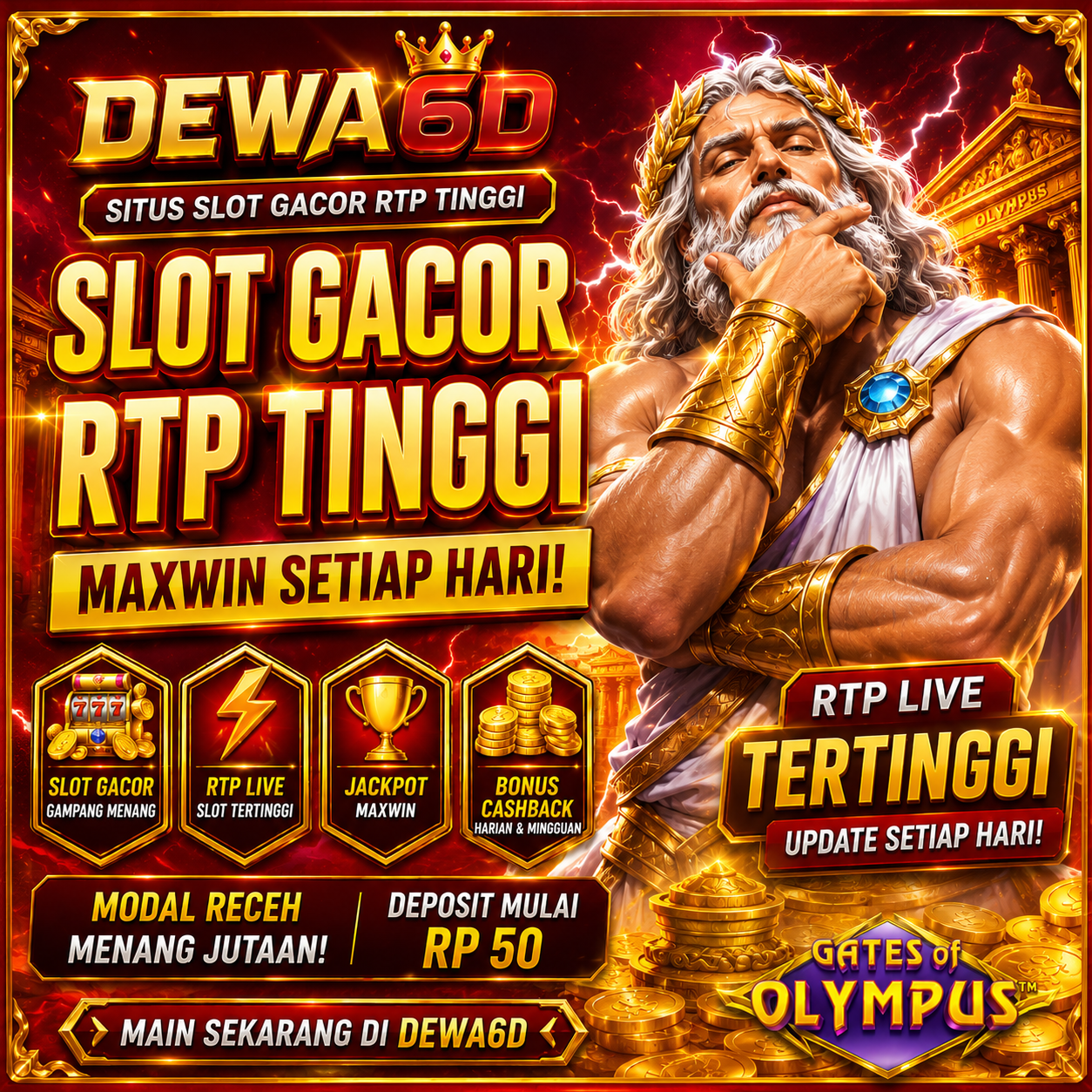DEWA6D ✪ Slot Gacor Anti Kalah – Situs Slot Gacor Terbaik 2026